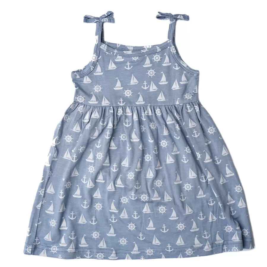 Sleeveless Strappy Jumper Dress