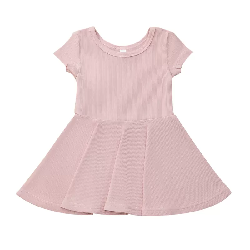 Classic Bamboo-Blend Short-Sleeve Dress