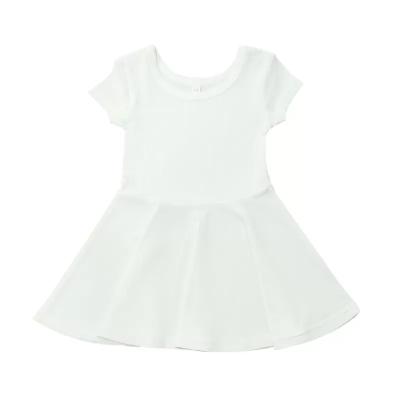 Classic Bamboo-Blend Short-Sleeve Dress
