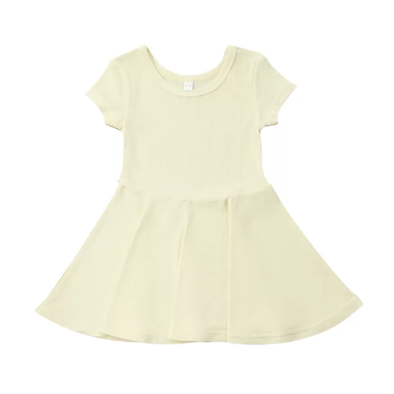 Classic Bamboo-Blend Short-Sleeve Dress