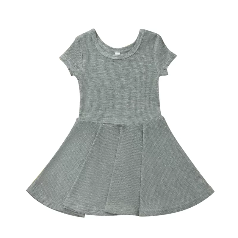 Classic Bamboo-Blend Short-Sleeve Dress