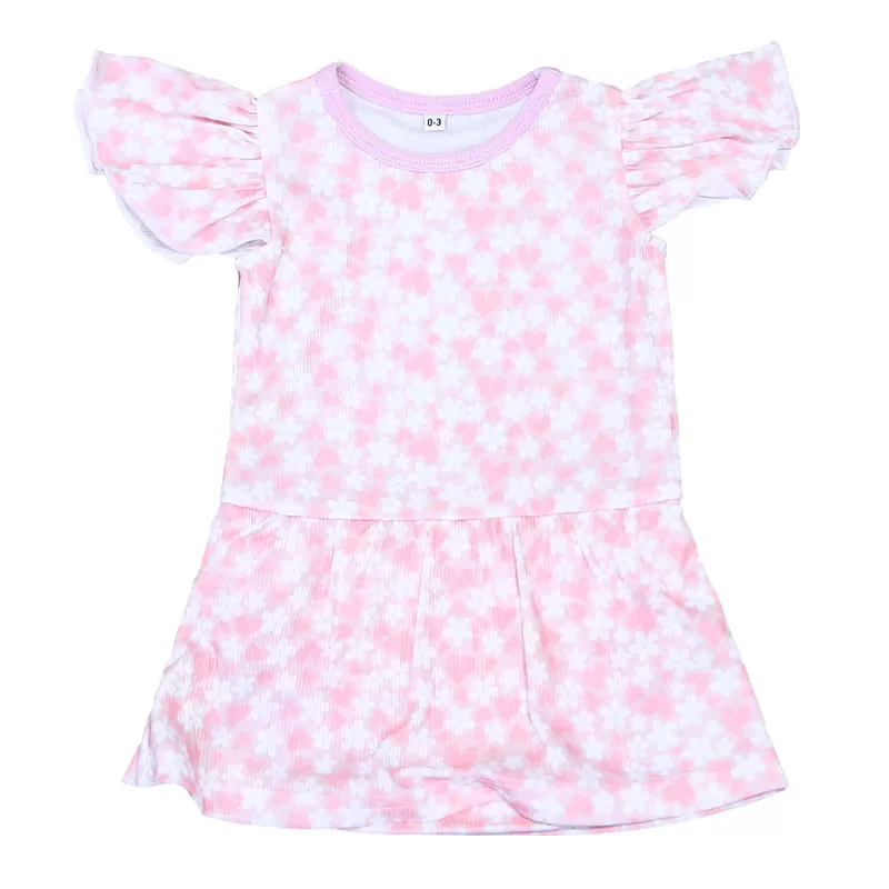 Lace-Trimmed Novelty Dress
