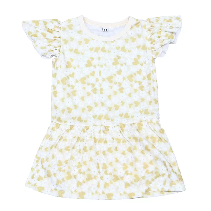 Lace-Trimmed Novelty Dress