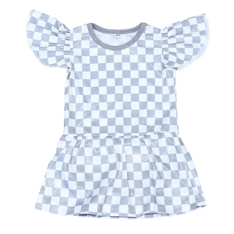 Lace-Trimmed Novelty Dress
