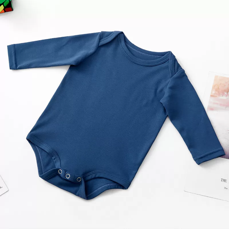 Long-Sleeve Baby Onesie