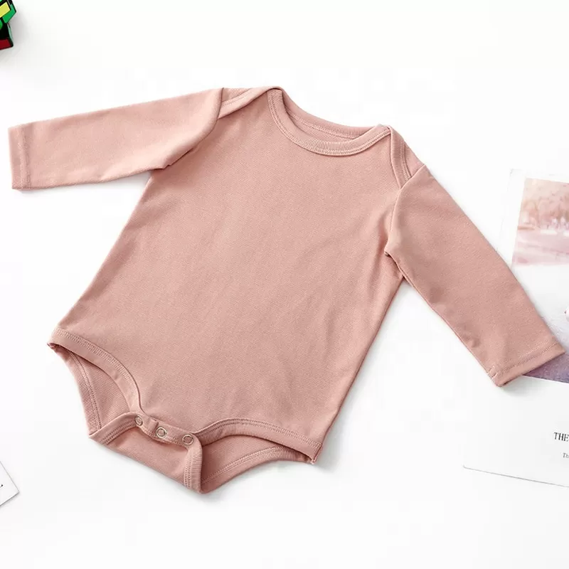 Long-Sleeve Baby Onesie