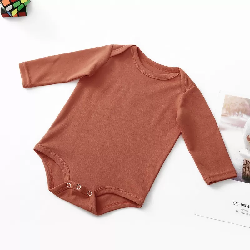 Long-Sleeve Baby Onesie