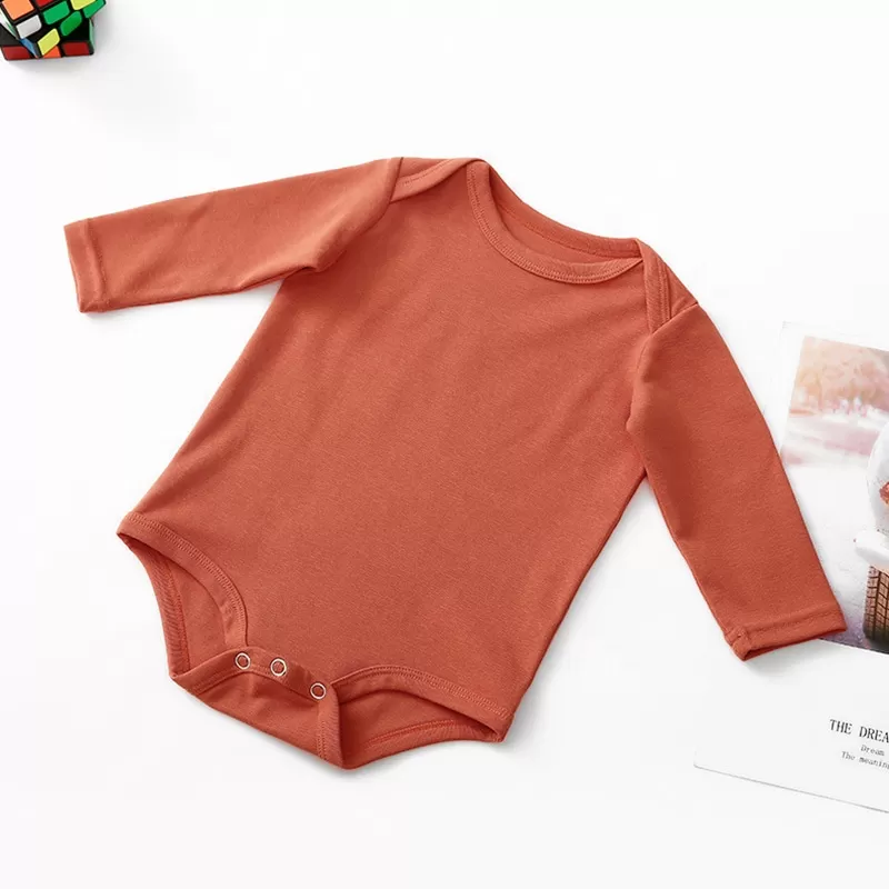 Long-Sleeve Baby Onesie