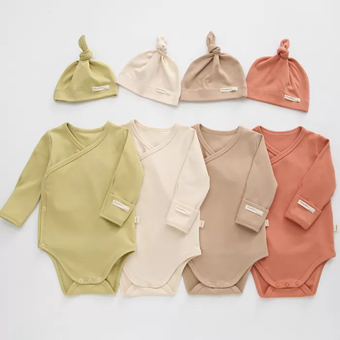 Magnetic Snap & Hat Combo Baby Pajamas