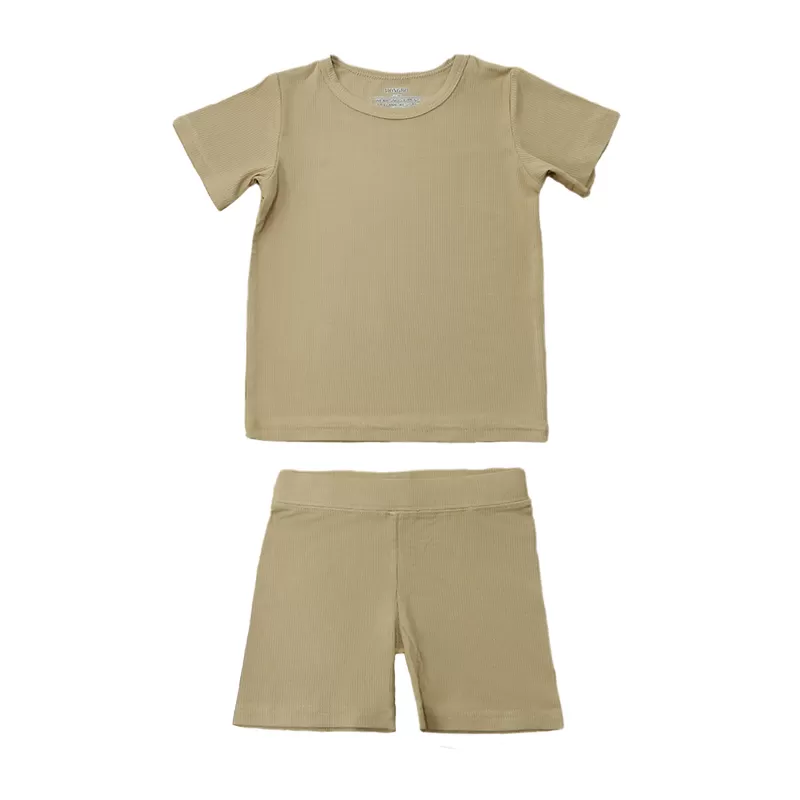 Multi-Purpose Bamboo Baby Pajamas Set – Short Style + Customization