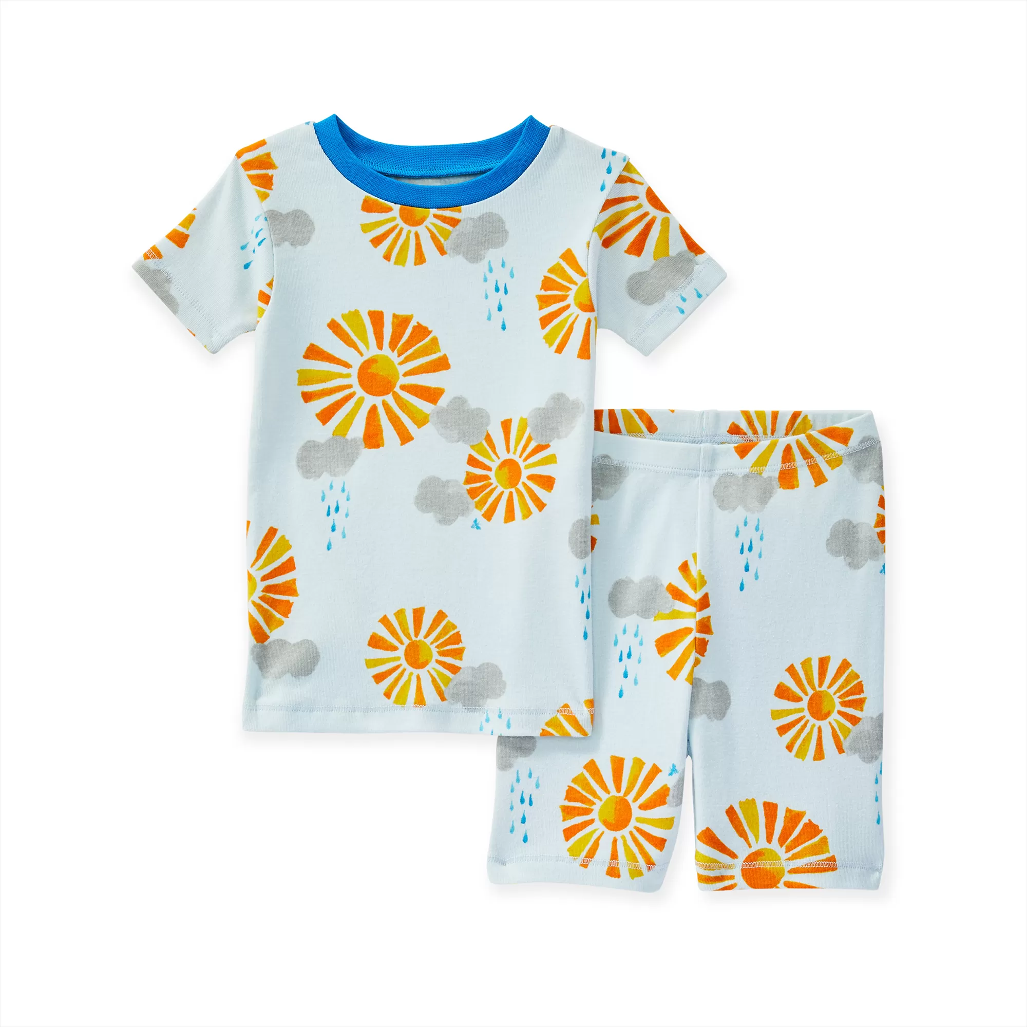 Summer Cool Baby Pajamas Set – Short Sleeve & Shorts