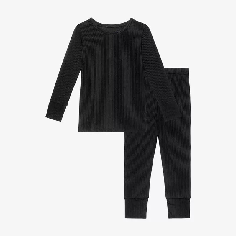 Minimalist Solid-Color Baby Pajamas Set – Customizable Fabrics
