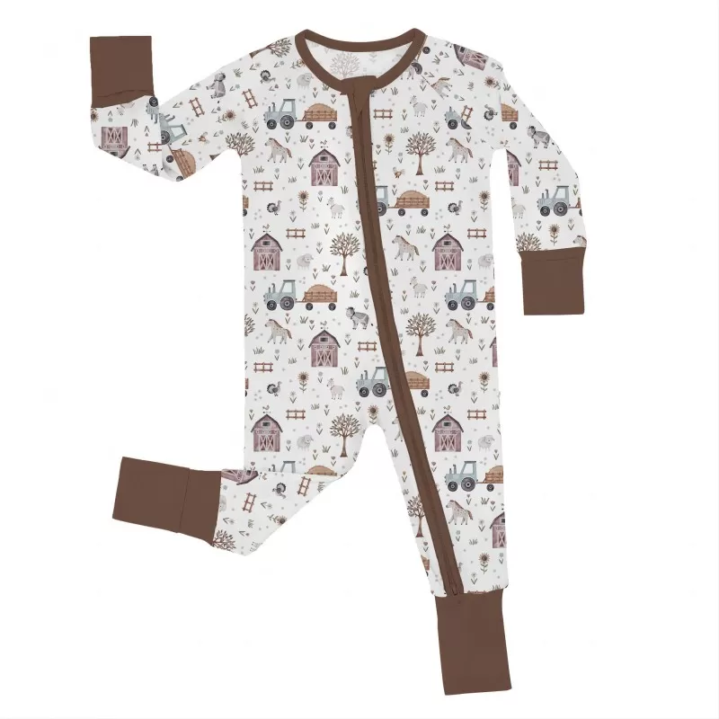 Baby Romper – Bamboo-Blend Customizable Comfort