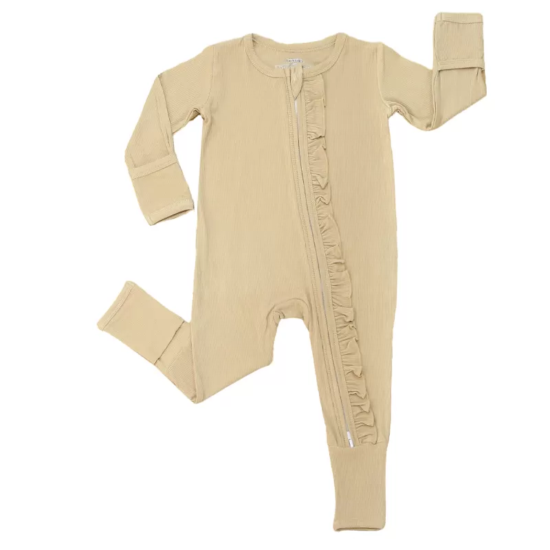Baby Romper – Ruffled Back & Windproof Design