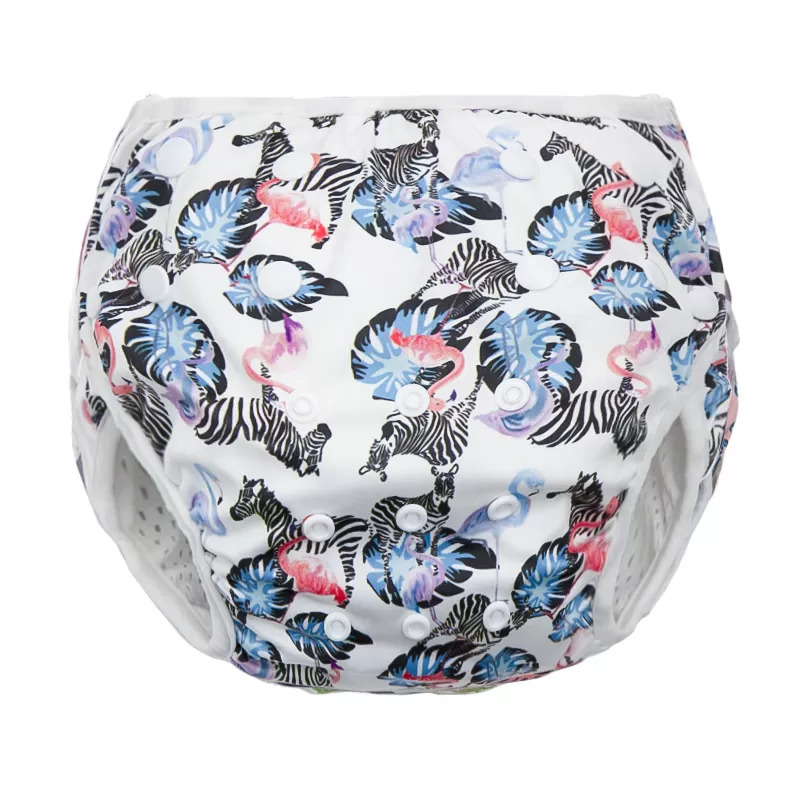 Adjustable Button-Fastened Baby Swimwear