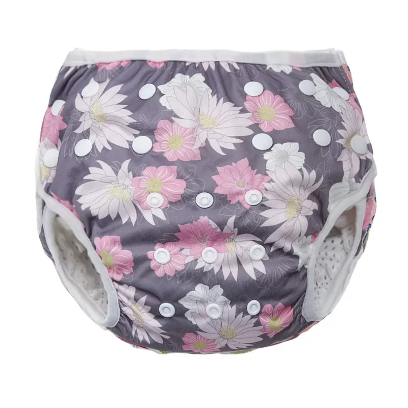 Adjustable Button-Fastened Baby Swimwear