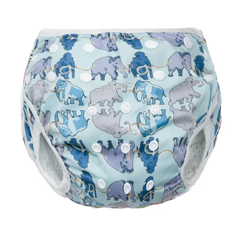 Adjustable Button-Fastened Baby Swimwear