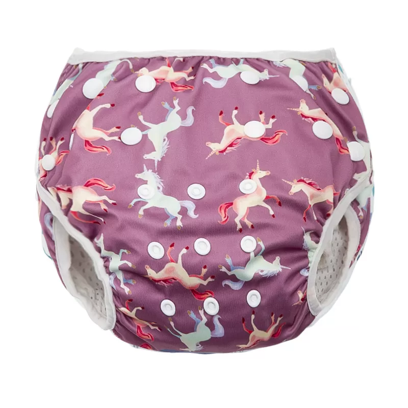 Adjustable Button-Fastened Baby Swimwear