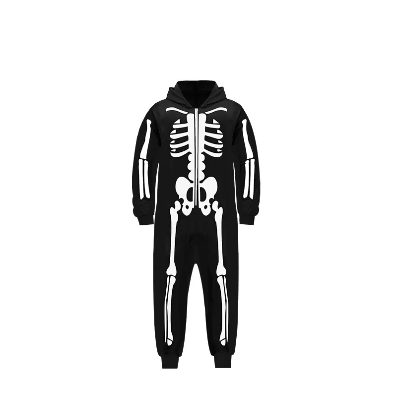 Glow-in-the-Dark Skeleton Family Matching Outfit