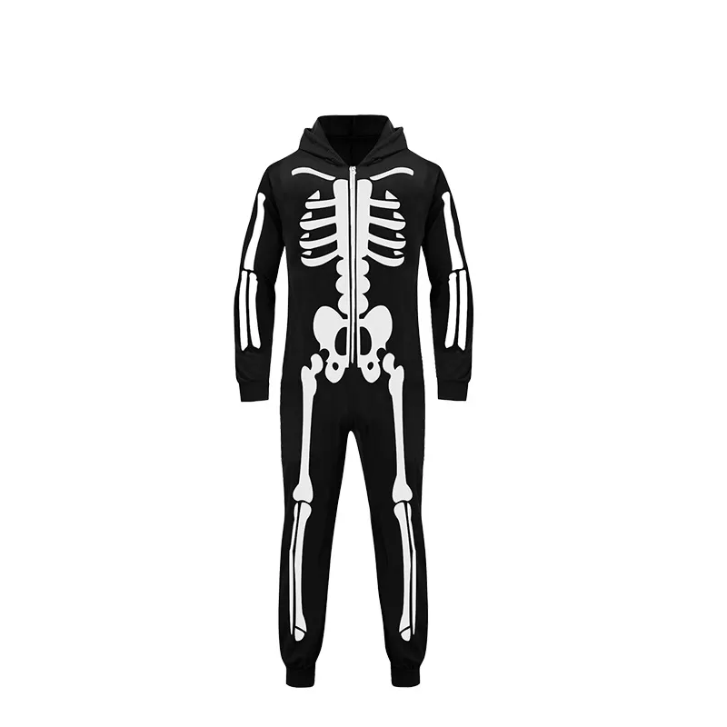Glow-in-the-Dark Skeleton Family Matching Outfit