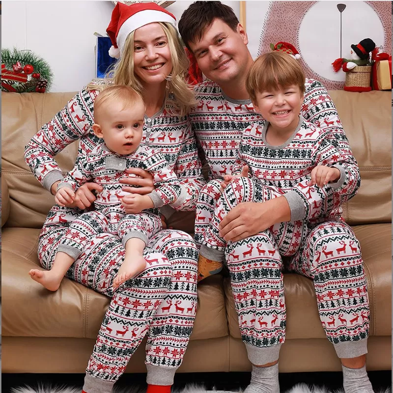 Festive Holiday Family Matching Outfit