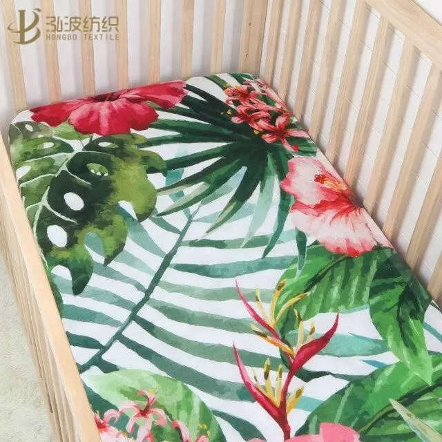 Blossom Breeze Organic Baby Bed Sheet