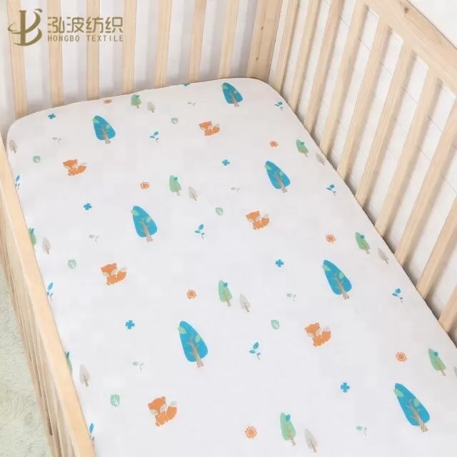 Blossom Breeze Organic Baby Bed Sheet