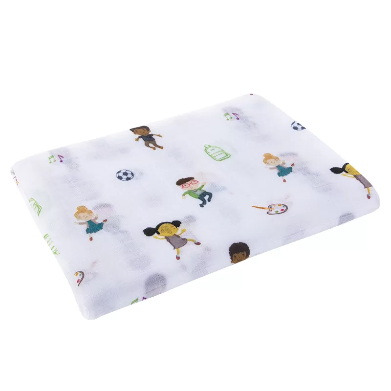 Customizable Muslin Baby Blanket
