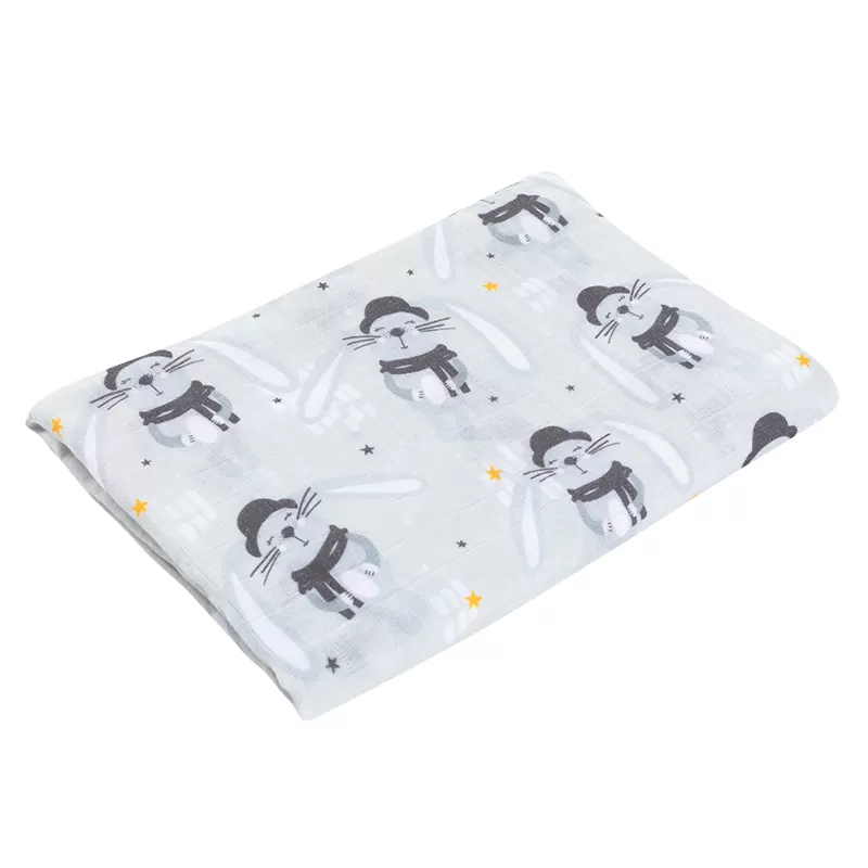 Customizable Muslin Baby Blanket