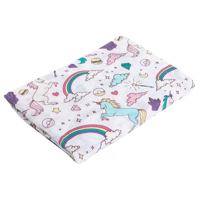 Customizable Muslin Baby Blanket