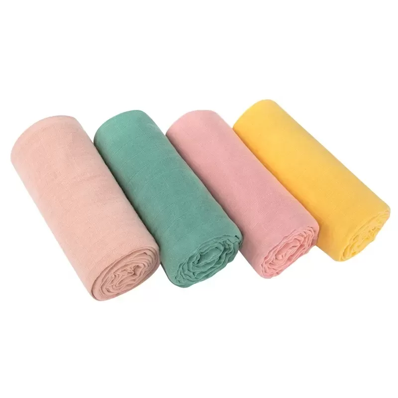 Multi-Color Muslin Baby Blanket Collection