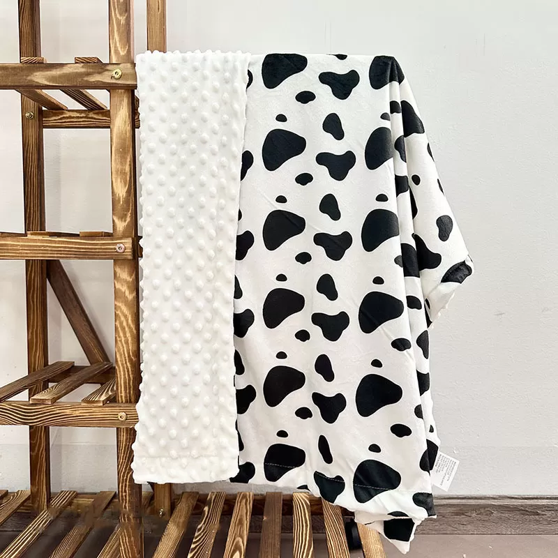 Calming Dot-Texture Baby Bean Blanket