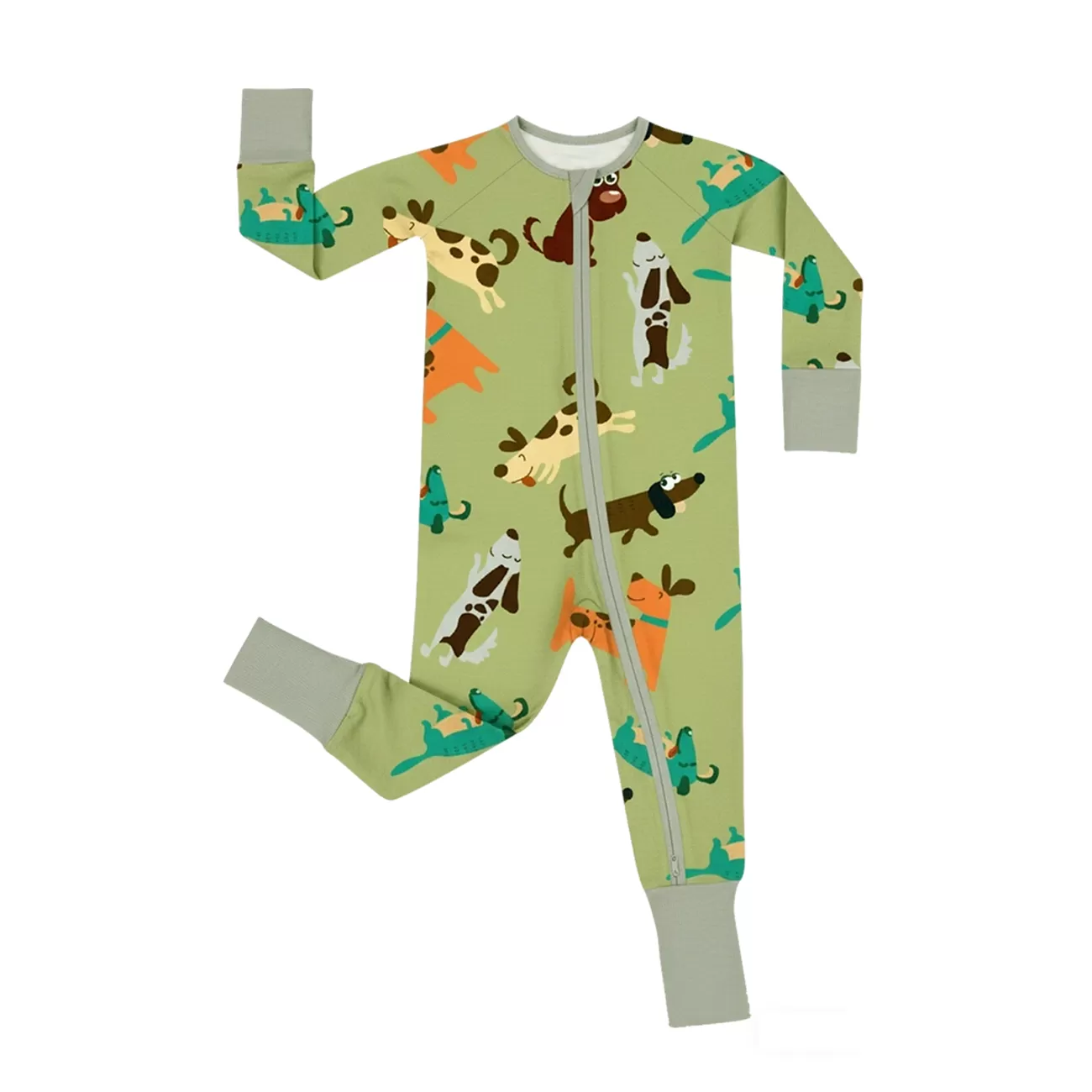 baby jumpsuit YKK 2-way zipper