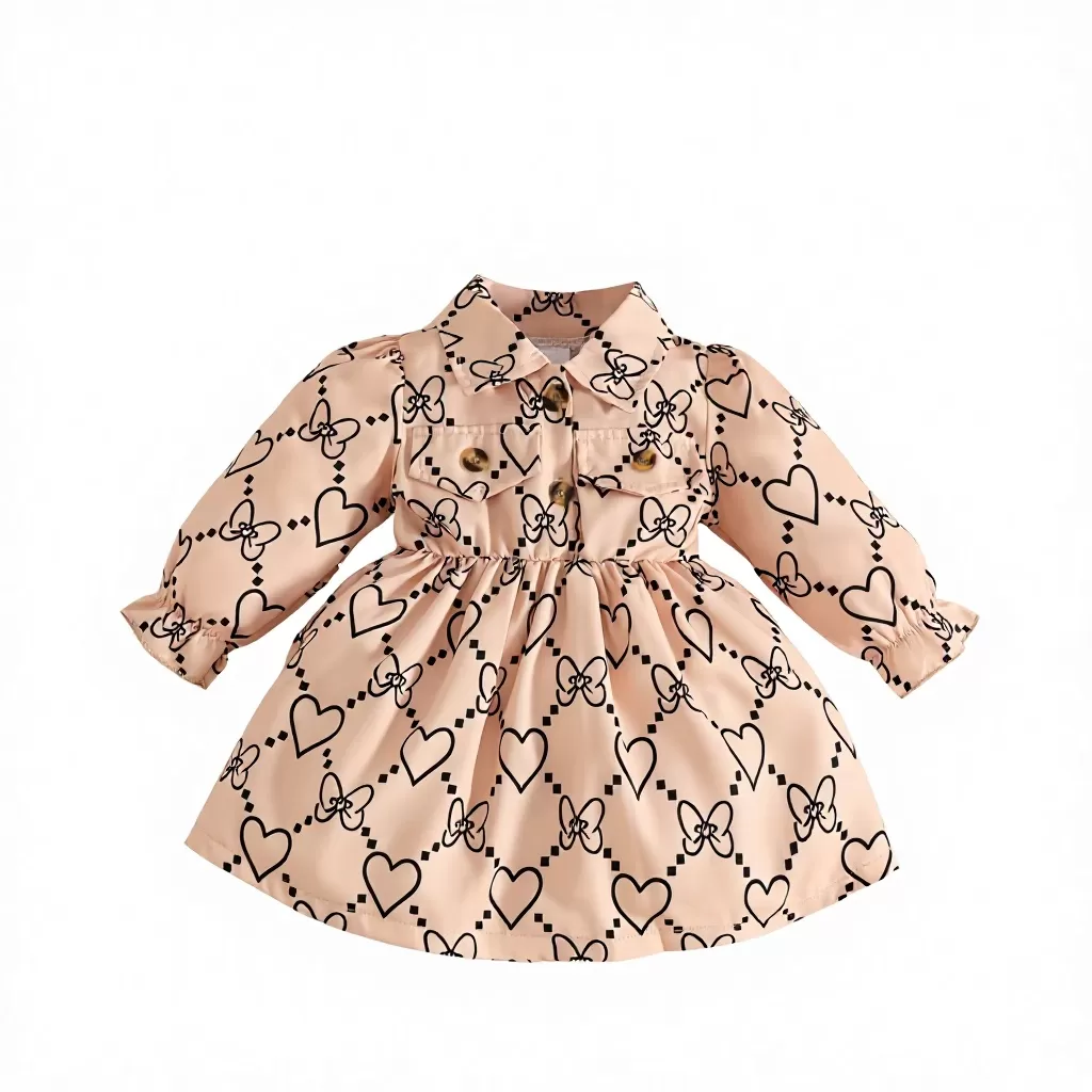 Girl Dress Party Long Sleeve Sundresses