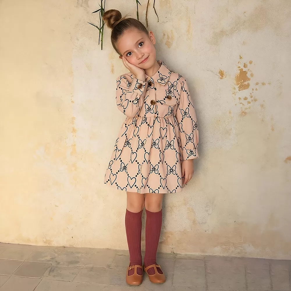 Girl Dress Party Long Sleeve Sundresses