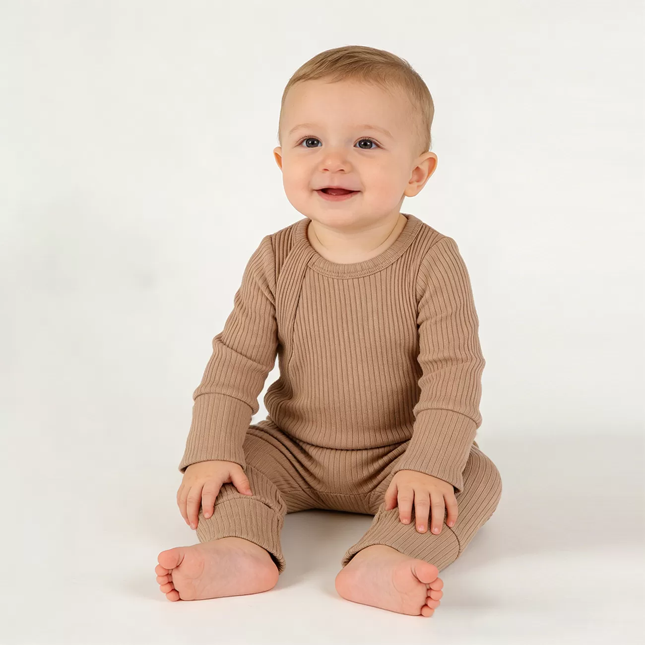 Custom Baby Bodysuit Jumpsuit Zipperd Newborn Footie Solid