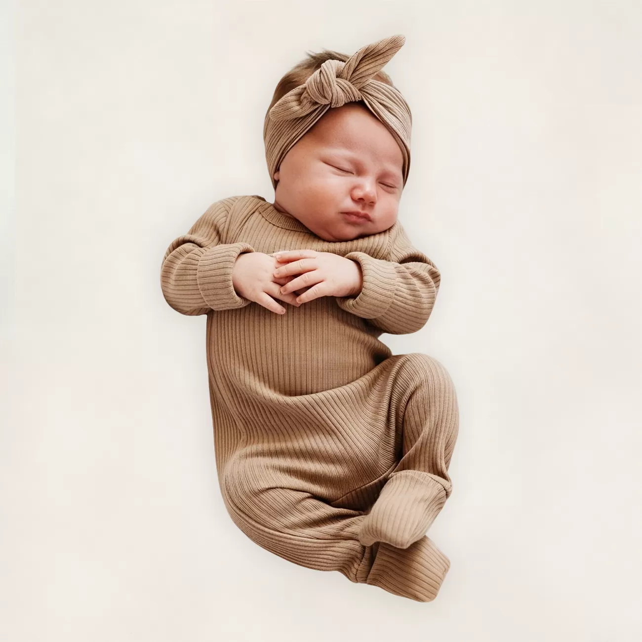 Custom Baby Bodysuit Jumpsuit Zipperd Newborn Footie Solid