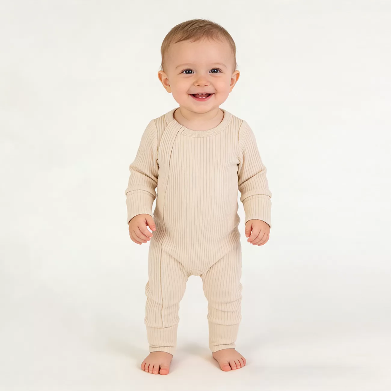 Baby Romper Zipper Ribbed Baby Clothes For Newborn 1-12 Month