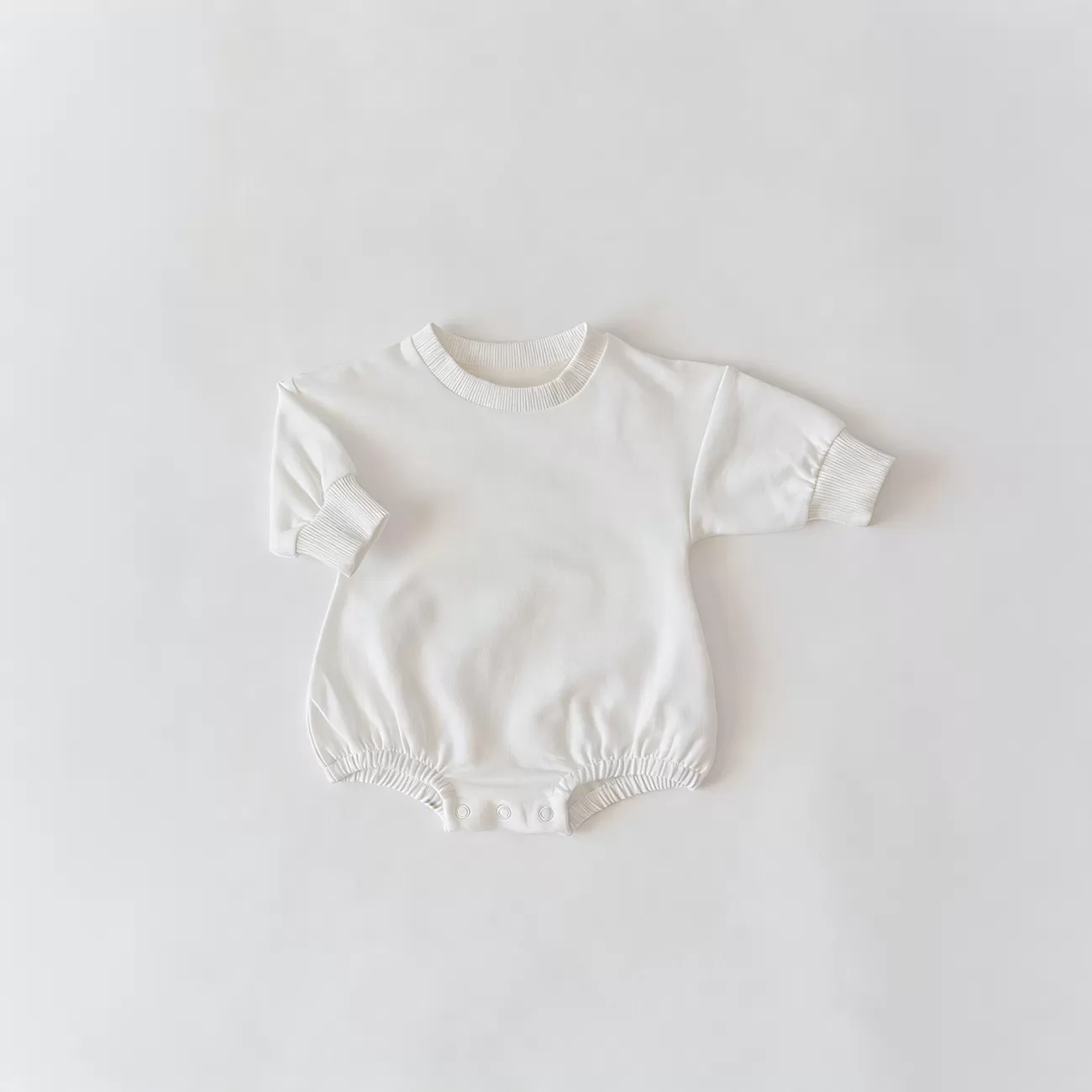 New Born Baby Onesies Bamboo Pajamas Jumper Long Sleeved Bubble Romper