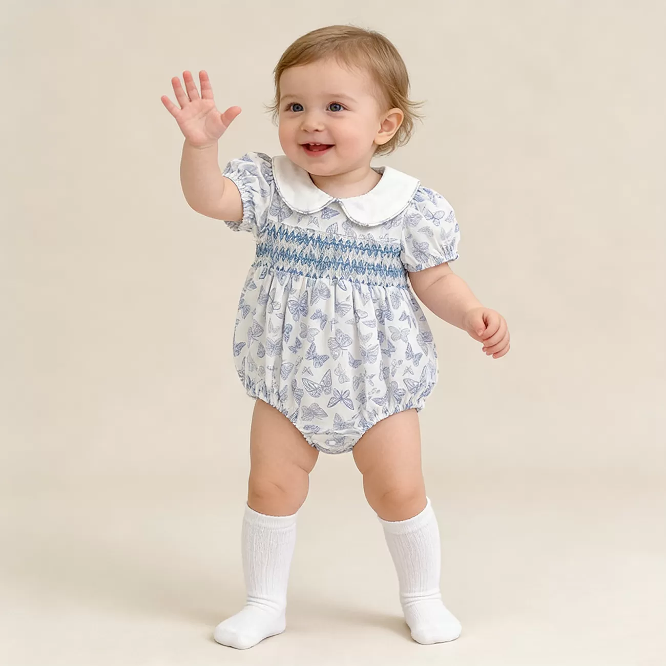 Custom Kid Dress Peter Pan Collar Baby Toddler Onesie