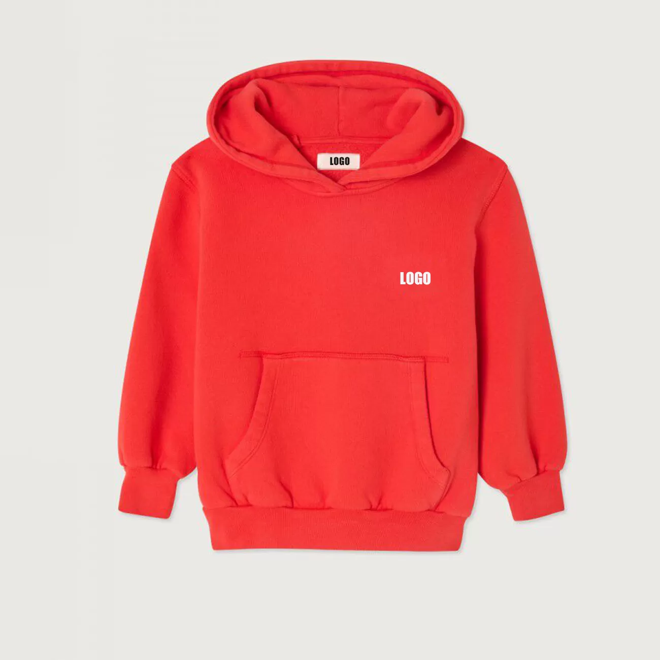 Custom Kid Sweatshirt With Hood Plain Color Kid Hoodie