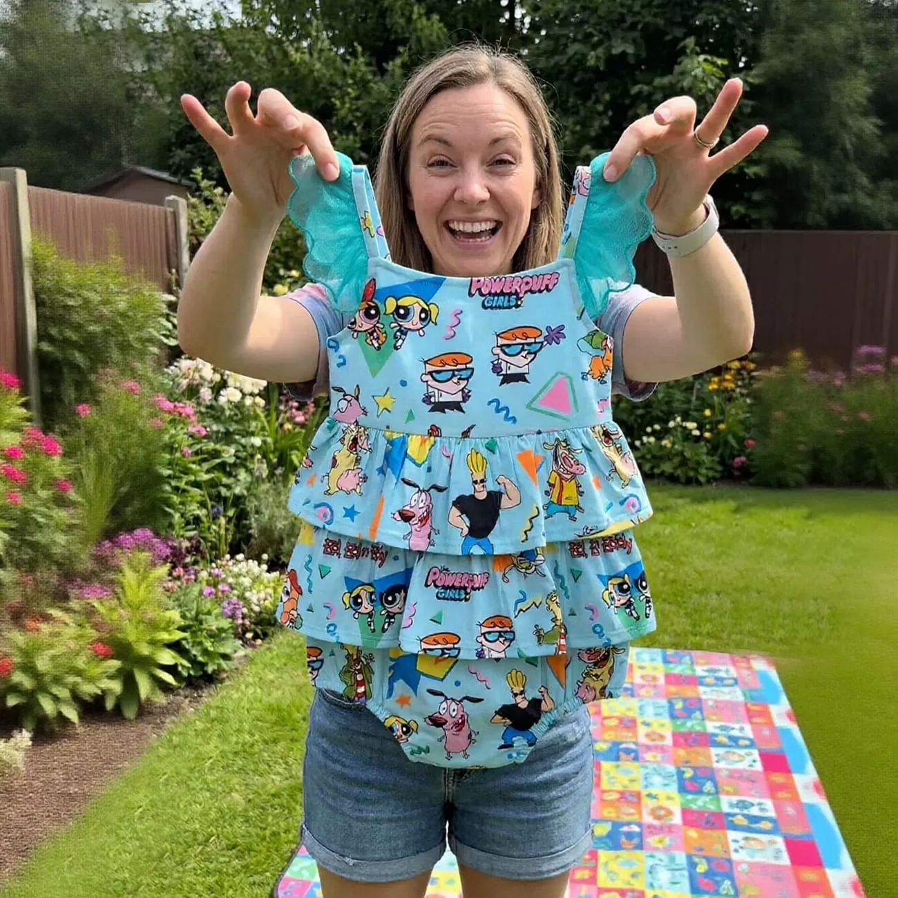 Baby Clothes Boy Girls Onesie Ruffle Sleeve for 0-24M