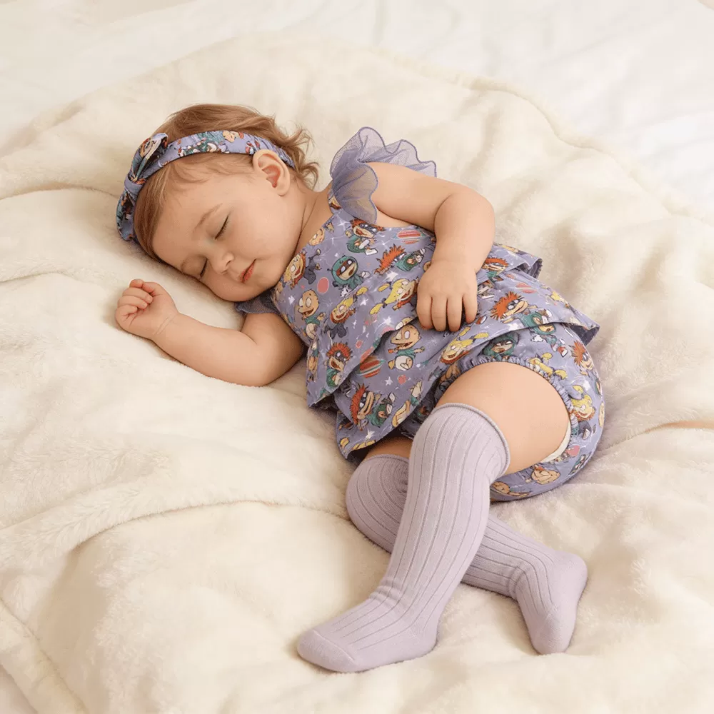 Custom Baby Girl Bodysuit Clothes Ruffle Sleeve Onesie For Newborn