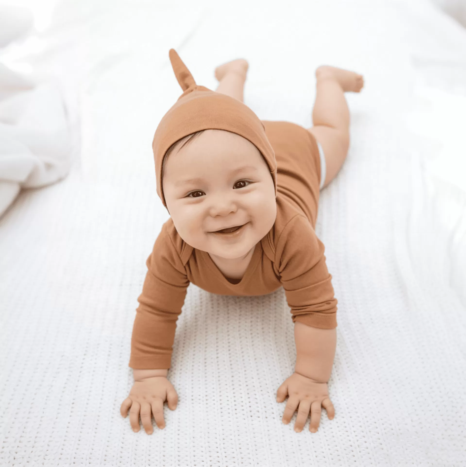 Newborn Baby Onesie Bodysuit Plain Color For 0-24 Month