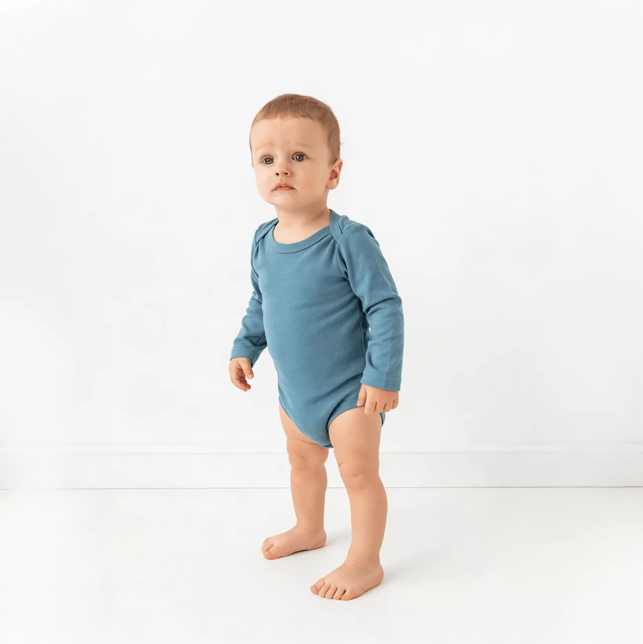 Newborn Baby Onesie Bodysuit Plain Color For 0-24 Month