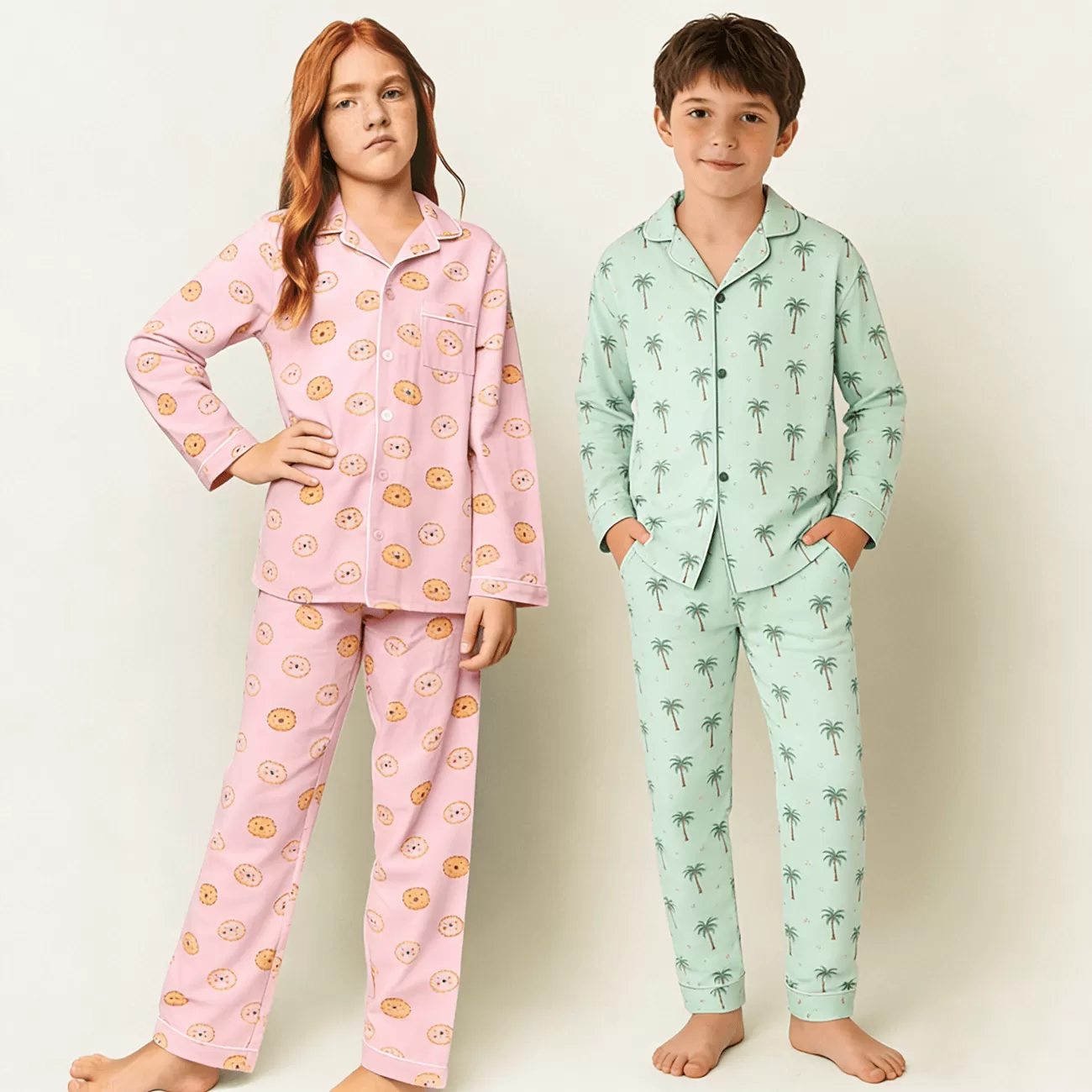 Kid Pajamas Sets Wholesale Boys Girls Sleepwear