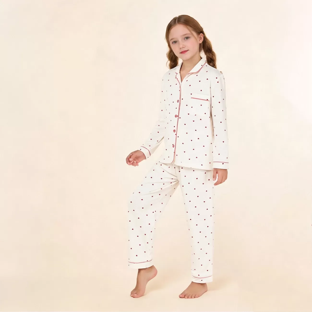 Custom Kid Pyjamas Sets Bamboo Spandex Loungewear