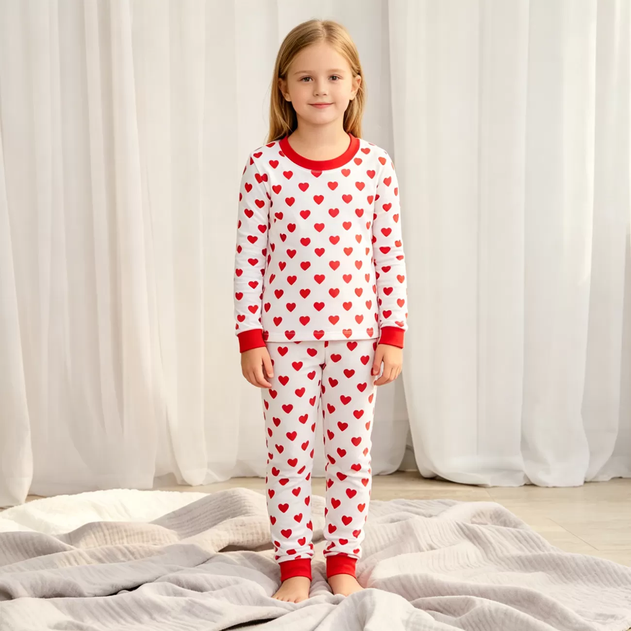 Custom Family Matching Pajamas Valentine PJ 2 piece Sets