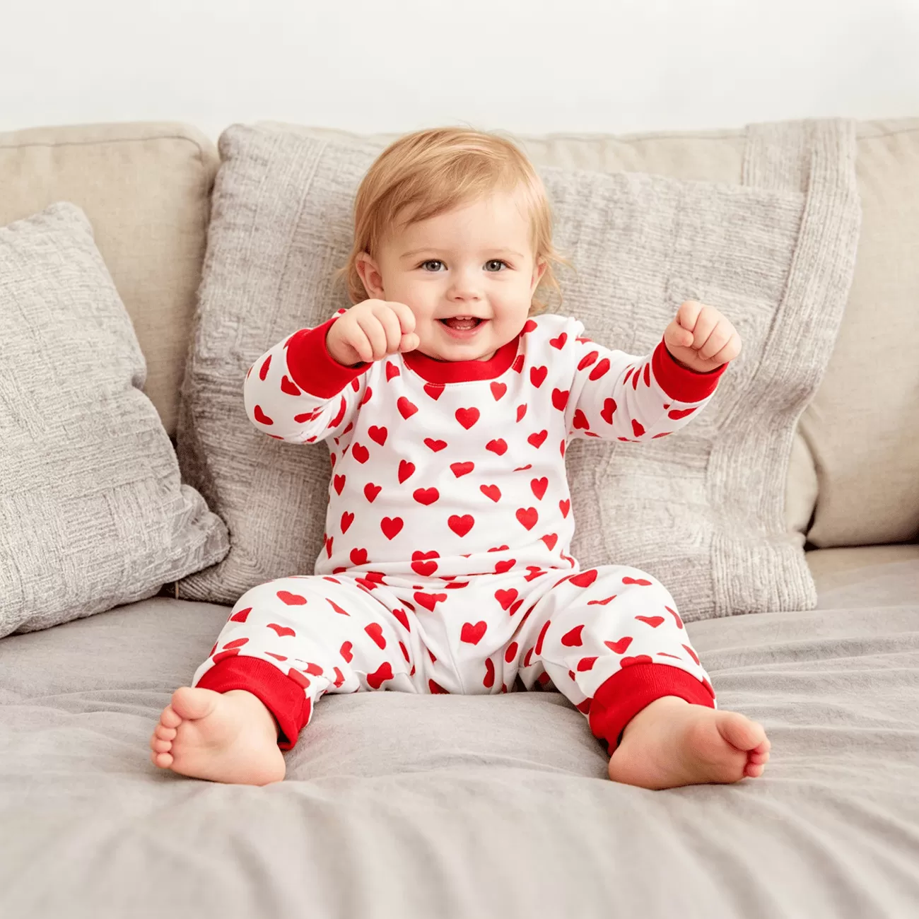 Custom Family Matching Pajamas Valentine PJ 2 piece Sets