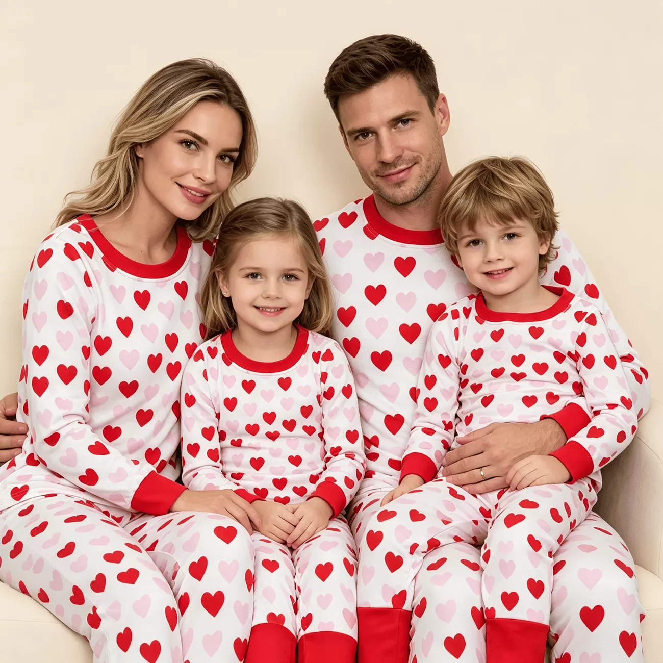 Custom Family Matching Pajamas Valentine PJ 2 piece Sets
